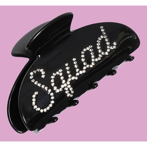 image:imageBridal Claw Clip Set  Squad  Pearl embellished claw clips with strong hold for bridal showers bachelorette parties weddings amp getting readySquad