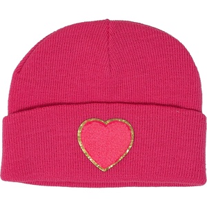 image:imageFunky Junque Adorable Newborn Baby Smiley Face Beanie  Soft Knit Winter Hat with Premium Suede PatchHeart  Candy Pink