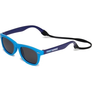 image:imageFunky Junque Baby Sunglasses Strap Unbreakable Toddler Shades  Bendable polycarbonate baby sunglasses with adjustable strap for swimming surfing kayaking amp beach daysRoyal BlueSmoke Mirror Lenses