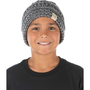 image:imageFunky Junque Exclusives Child Toddler Beanie Warm Winter Kids Knit Skull Cap HatGrey  Black  Beige  French Beige  4 Tone Mix