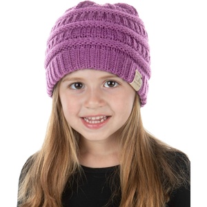 image:imageFunky Junque Exclusives Child Toddler Beanie Warm Winter Kids Knit Skull Cap HatLavender