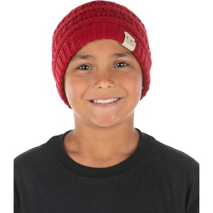 image:imageFunky Junque Exclusives Child Toddler Beanie Warm Winter Kids Knit Skull Cap HatRed