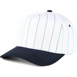 image:imageFunky Junque Kids 2 Tone Trucker Snapback Hat  Soft Cotton Trucker Hat with Adjustable Snapback Everyday Play and Gifting Cute Trucker Hats for KidsPinstripe  NavyWhite