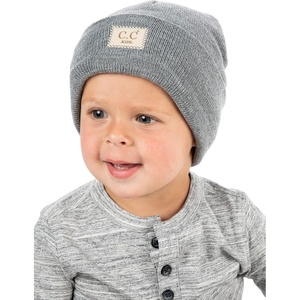 image:imageFunky Junque Kids Cozy Knit Winter Beanie Hat  Perfect Holiday Stocking StufferHeather Grey
