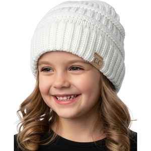 image:imageFunky Junque Kids Ribbed Beanie Hat  Soft Knit Winter Hat for Girls amp Boys Ages 29 Warm Toddler Beanie Youth TobogganIvory