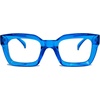 image:imageFunky Junque Clear Glasses for Women  Non Prescription Oversized Fashion Square Frame SunglassesBlue  Transparent
