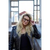 image:imageFunky Junque Clear Glasses for Women  Non Prescription Oversized Fashion Square Frame SunglassesTortoise  Solid
