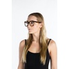 image:imageFunky Junque Clear Glasses for Women  Non Prescription Oversized Fashion Square Frame SunglassesTortoise  Solid