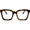 image:imageFunky Junque Clear Glasses for Women  Non Prescription Oversized Fashion Square Frame SunglassesTortoise  Solid