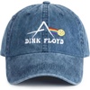image:imageFunky Junque Dad Hat for Men  Golf Hat Baseball Cap Unconstructed Low Profile Trucker CapDink Floyd  Washed Navy