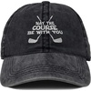 image:imageFunky Junque Dad Hat for Men  Golf Hat Baseball Cap Unconstructed Low Profile Trucker CapMay the Course Be With You  Black