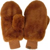 image:imageFunky Junque Exclusives Womens Mittens Faux Fur Convertible Fingerless GlovesCoffee