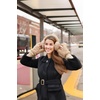 image:imageFunky Junque Exclusives Womens Mittens Faux Fur Convertible Fingerless GlovesDark Camel