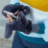 image:imageFunky Junque Exclusives Womens Mittens Faux Fur Convertible Fingerless GlovesDark Camel