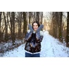 image:imageFunky Junque Exclusives Womens Mittens Faux Fur Convertible Fingerless GlovesSherpa Grey