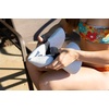 image:imageFunky Junque Foldable Sun Hat for Women  Packable Straw Beach Cap UPF 50 Adjustable Travel Bucket HatGrey Multi