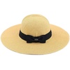image:imageFunky Junque Foldable Sun Hat for Women  Packable Straw Beach Cap UPF 50 Adjustable Travel Bucket HatNatural
