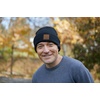 image:imageFunky Junque Knit Beanie for Men amp Women  Warm Stretch Winter Hat Soft Skull Cap Solid amp Heathered ColorsHeathered  Black