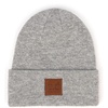 image:imageFunky Junque Knit Beanie for Men amp Women  Warm Stretch Winter Hat Soft Skull Cap Solid amp Heathered ColorsHeathered  Grey