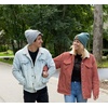 image:imageFunky Junque Knit Beanie for Men amp Women  Warm Stretch Winter Hat Soft Skull Cap Solid amp Heathered ColorsHeathered  Grey