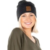 image:imageFunky Junque Knit Beanie for Men amp Women  Warm Stretch Winter Hat Soft Skull Cap Solid amp Heathered ColorsSolid  Charcoal