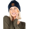 image:imageFunky Junque Knit Beanie for Men amp Women  Warm Stretch Winter Hat Soft Skull Cap Solid amp Heathered ColorsSolid  Navy
