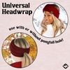 image:imageFunky Junque Lined Headwrap  Blue Mix 15Burgundy
