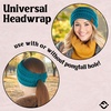 image:imageFunky Junque Lined Headwrap  Blue Mix 15Candy Pink
