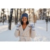 image:imageFunky Junque Lined Headwrap  Blue Mix 15Dark Denim