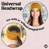 image:imageFunky Junque Lined Headwrap  Blue Mix 15Grey Confetti