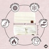 image:imageFunky Junque Lined Headwrap  Blue Mix 15Ivory