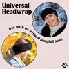 image:imageFunky Junque Lined Headwrap  Blue Mix 15Olive
