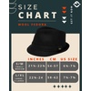 image:imageFunky Junque Mens Wool Blend Fedora Vintage Winter Dress HatBlack