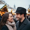 image:imageFunky Junque Mens Wool Blend Fedora Vintage Winter Dress HatBlack