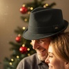 image:imageFunky Junque Mens Wool Blend Fedora Vintage Winter Dress HatCharcoal