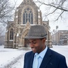 image:imageFunky Junque Mens Wool Blend Fedora Vintage Winter Dress HatHerringbone BrownBlack