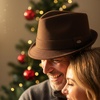 image:imageFunky Junque Mens Wool Blend Fedora Vintage Winter Dress HatLight Brown