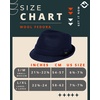 image:imageFunky Junque Mens Wool Blend Fedora Vintage Winter Dress HatNavy