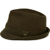 image:imageFunky Junque Mens Wool Blend Fedora Vintage Winter Dress HatOlive