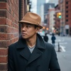 image:imageFunky Junque Mens Wool Blend Fedora Vintage Winter Dress HatTan