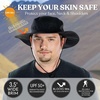 image:imageFunky Junque Packable Wide Brim Sun Hat UPF 50 Hiking CapBlack