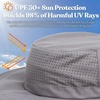 image:imageFunky Junque Packable Wide Brim Sun Hat UPF 50 Hiking CapGrey