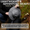 image:imageFunky Junque Packable Wide Brim Sun Hat UPF 50 Hiking CapGrey