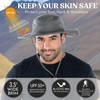 image:imageFunky Junque Packable Wide Brim Sun Hat UPF 50 Hiking CapGrey