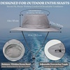 image:imageFunky Junque Packable Wide Brim Sun Hat UPF 50 Hiking CapGrey