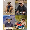 image:imageFunky Junque Packable Wide Brim Sun Hat UPF 50 Hiking CapGrey