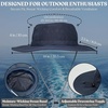 image:imageFunky Junque Packable Wide Brim Sun Hat UPF 50 Hiking CapNavy