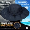 image:imageFunky Junque Packable Wide Brim Sun Hat UPF 50 Hiking CapNavy