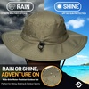 image:imageFunky Junque Packable Wide Brim Sun Hat UPF 50 Hiking CapOlive