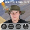 image:imageFunky Junque Packable Wide Brim Sun Hat UPF 50 Hiking CapOlive